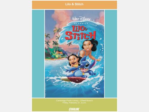 Event image for Family Movie at the Library - Lilo and Stitch (O'Neill)