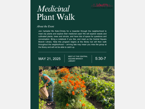 Event image for Medicinal Plant Walk (Central Square)