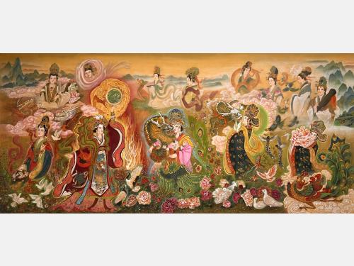 Event image for Traditional Chinese Watercolor by Xiang Li Exhibit (Main)