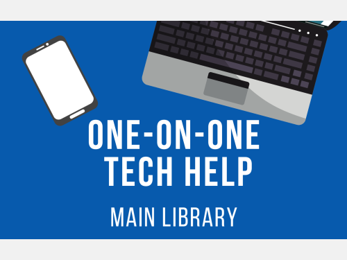 Event image for Drop-In Tech Help at the Library (O'Neill Branch)