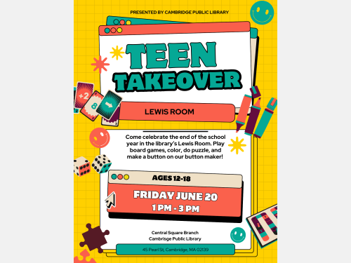 Event image for TEEN TAKEOVER (Central Square)