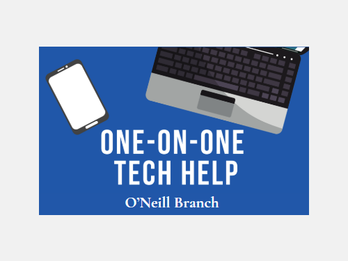 Event image for Drop-In Tech Help at the Library (O'Neill Branch)