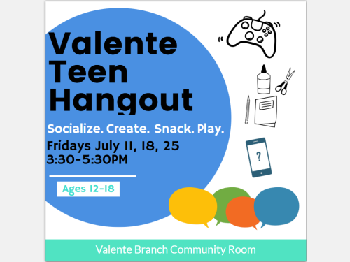 Event image for Teen Hangout Drop-In (Valente)