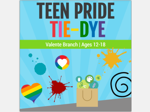Event image for Teen Pride Tie-Dye (Valente)
