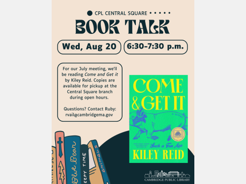 Event image for Central Square Book Group (Central Square)