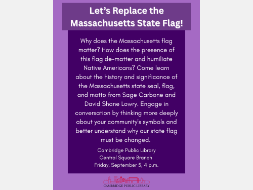 Event image for Let’s Replace the Massachusetts State Flag!