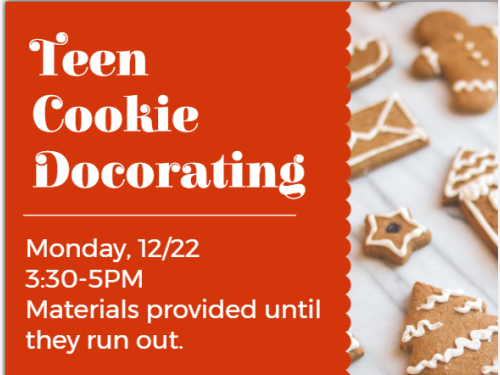 Event image for Teen Winter Cookie Decorating