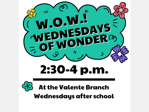 Event image for Wednesdays of Wonder - W.O.W.! (Valente)