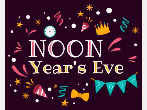Event image for Vacation Week: Noon Year's Eve Party (Collins)