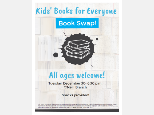 Event image for Kids' Books for Everyone Book Swap (O'Neill)