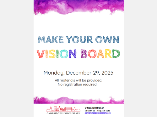Event image for Make Your Own Vision Board (O'Connell) 