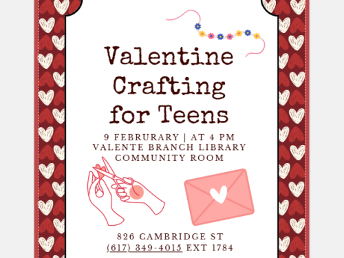 Event image for Teen Valentine Crafting & Friendship Bracelets (Valente)
