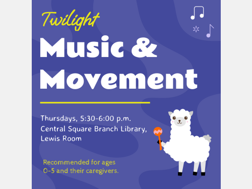Event image for Twilight Music and Movement (Central Square)