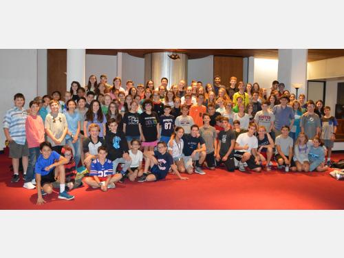 The Tent Fall Kickoff 5778/2017 - Over 100 Teens from Five Greater Boston Congregations