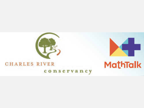 Charles River Conservancy and Math Talk logos