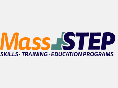 Logo for MASS STEP, MA Skills, Training and Education Programs