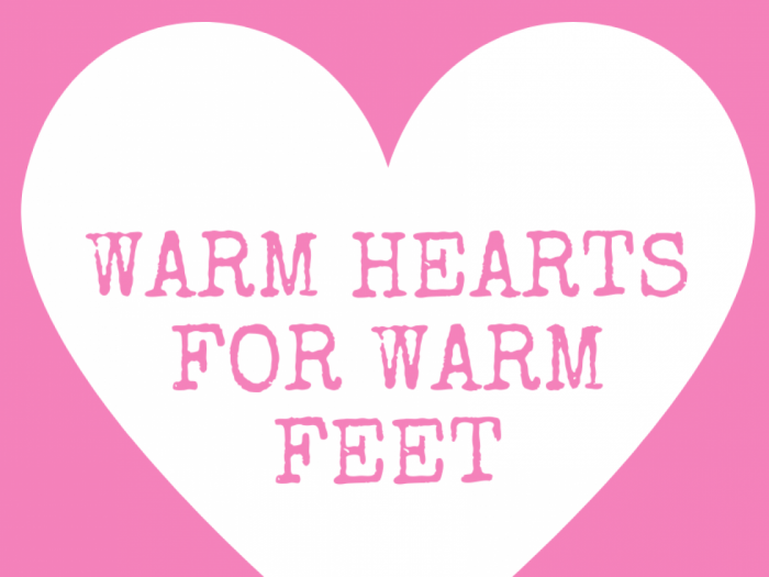 The 2023 Warm Hearts for Warm Feet drive begins on Wednesday, February 1st. 
