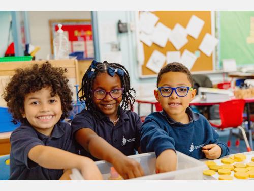Prospect Hill Academy kindergarten students.