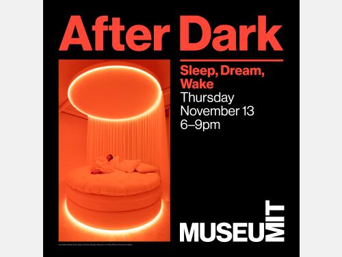 A digital graphic promoting After Dark: Sleep, Dream, Wake. 