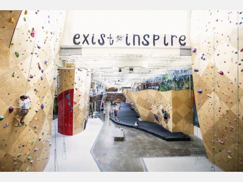 Photo of Boston Bouldering Project facility in Somerville.