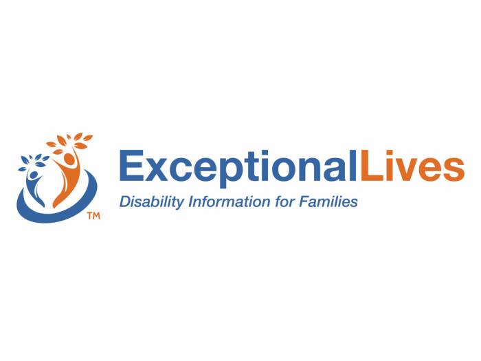 Logo, which says: Exceptional Lives, Disability Information for Families