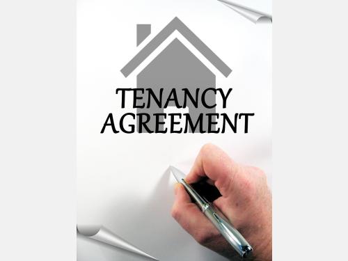 Photo of Tenancy Agreement.