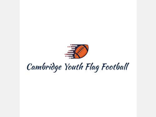 Cambridge Youth Flag Football logo.