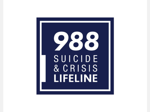 988 Suicide and Crisis Lifeline Logo.