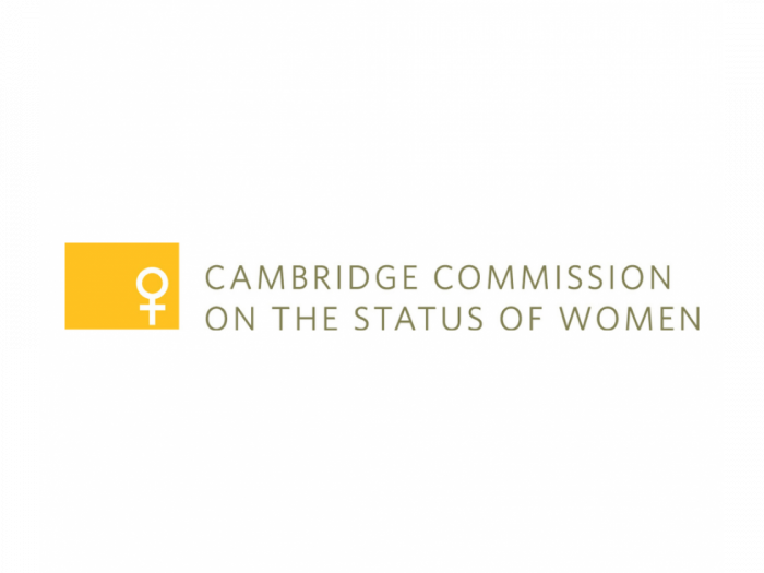 The Cambridge Commission on the Status of Women logo.
