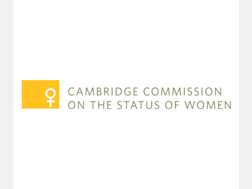 The Cambridge Commission on the Status of Women logo.