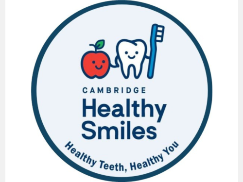 Cambridge Healthy Smiles Logo, "Healthy Teeth, Healthy You".