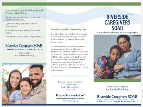 Riverside Caregivers Soar program, sustainable opportunities accessing respite. 